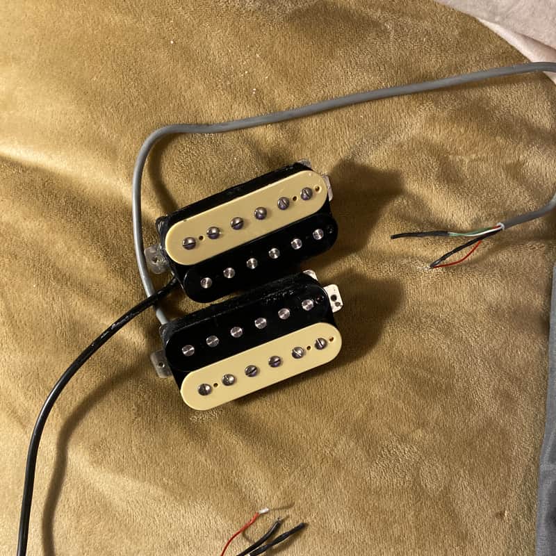 PRS Santana SE Alnico Zebra Humbuckers Neck Bridge Pickup Set G&B MIK image 1