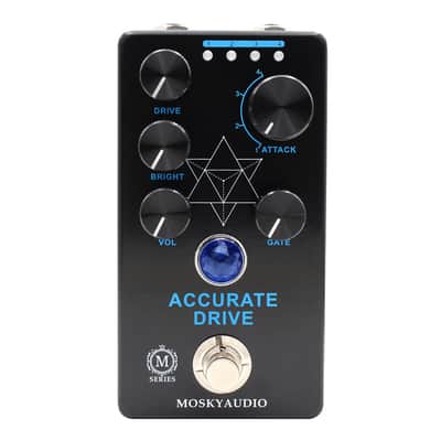 Mosky Audio ACCURATE DRIVE Heavy Overdrive with Noise Gate and Four Mode Attack Option Just Arrived Fast U.S. Ship