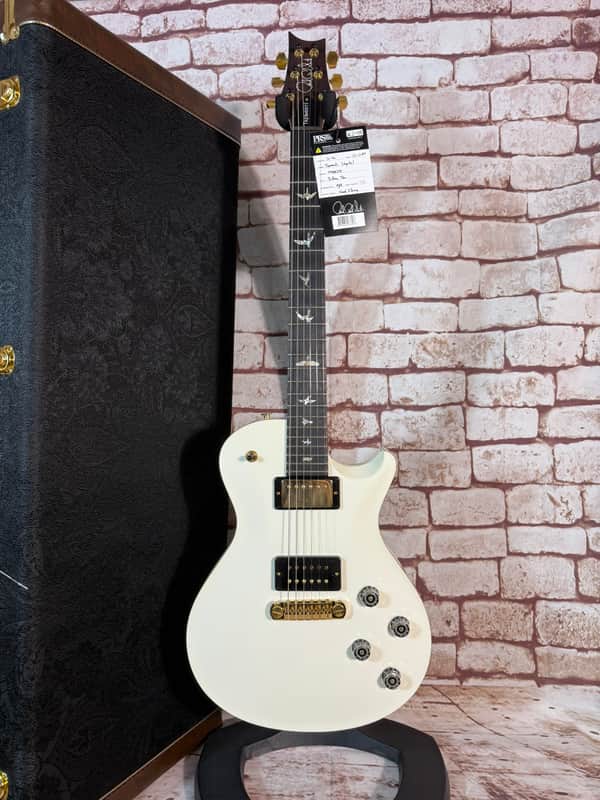 PRS Mark Tremonti Signature Wood Library Stoptail White Gold Paisley LTD #5 image 1