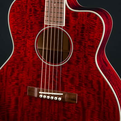 Bourgeois DBJC Beeswing Mahogany SG Red Custom NEW image 8