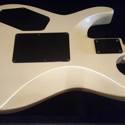 Kramer ProAxe Standard 1989 Pearl White w/OHSC Vintage Seymour Duncan Trembucker Hotrail image 14