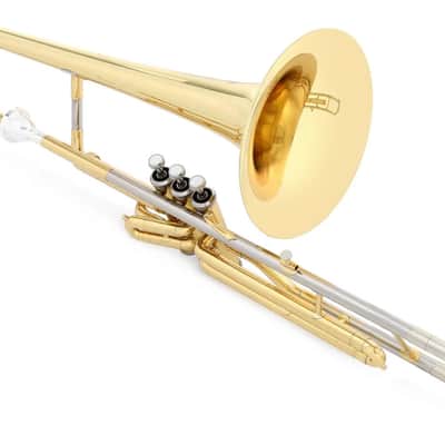 Jupiter JTB720VQ Valve C Student Trombone - Clear Lacquer image 4