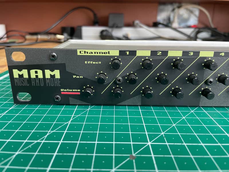 MAM LM 122 12 Channel Line Mixer 19" image 1