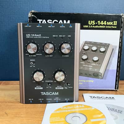 [Mint] TASCAM US-144 MKII USB Audio Interface - Black