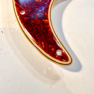 Vintage ‘60’s Style Celluloid Nitrate Tortoise Fender Precision Bass Pickguard Celluloid Tortoiseshell Custom Relic'd image 4