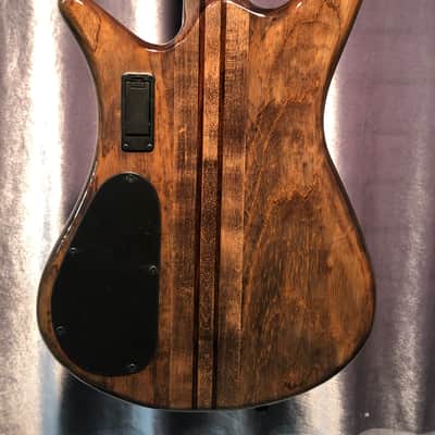 Spector NS Dimension 4 Electric Bass Guitar Multi-Scale with Gig Bag Super Faded Black Gloss image 12