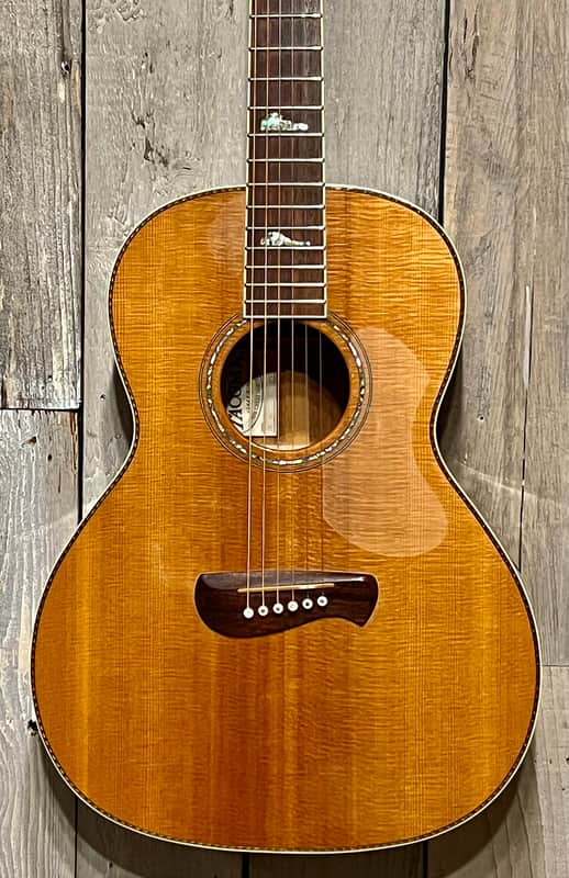 Excellent 1997 Tacoma PK30 Parlor Guitar, Koa / Spruce OHSC | Reverb