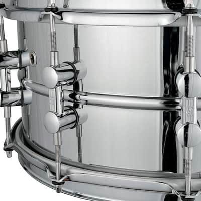 Sonor Kompressor 14" x 5.75" Steel Snare Drum image 6