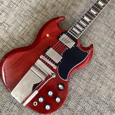 Gibson SG Standard '61 with Maestro Vibrola in Vintage Cherry with Hardcase image 1