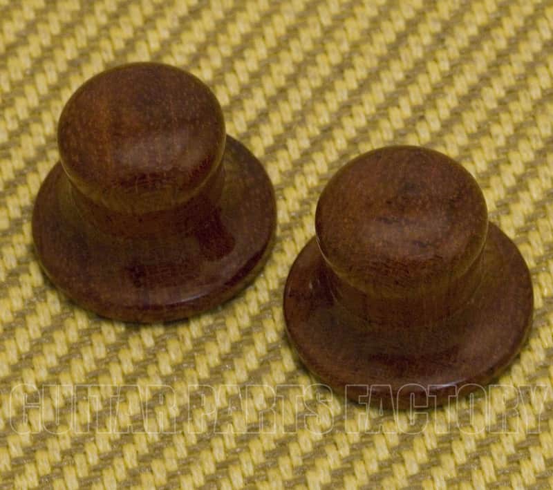 PK-8197-0B0 Bubigna Custom Wood Top Hat Knobs for Guitar/Bass Press Fit image 1