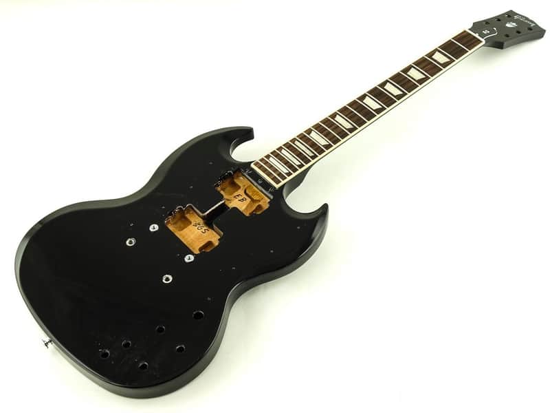 USED Gibson USA SG Standard Model BODY + NECK, Mahogany, Nitro Ebony image 1
