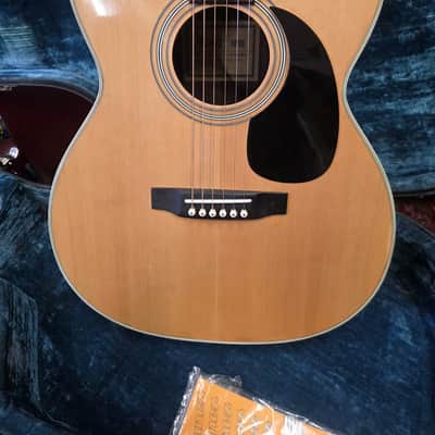 Ibanez Vintage MIJ Series 644 Orchestra Model Style Acoustic Guitar w Hard Case Hang Tags 1970s image 2