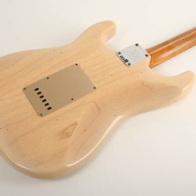 Fender Custom Shop Limited Edition 1954 Roasted Stratocaster Journeyman Relic 1-Piece Roasted Quarterswan Maple Fingerboard Natural Blonde LXX0787 image 8