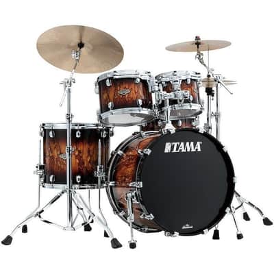 Tama Starclassic Walnut/Birch 4pc Drum Set Molten Brown Burst image 1
