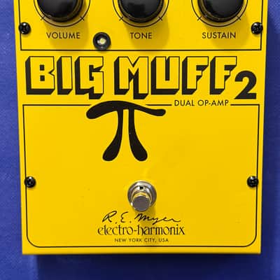 Electro-Harmonix / JHS Third Man Hardware Big Muff 2 Dual Op-Amp Fuzz 2026 - Yellow image 1