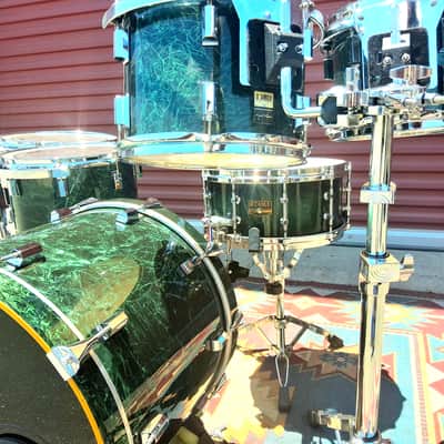 D'Amico Custom 5pc kit RARE 90s - Green Marble image 9