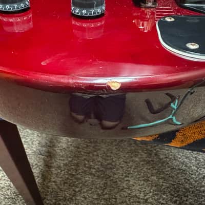Epiphone Les Paul Junior Double Cut DC 1997 Cherry Japan image 8