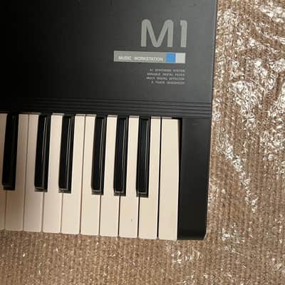 Korg M1 61-Key Synth Music Workstation 1990s - Black image 7