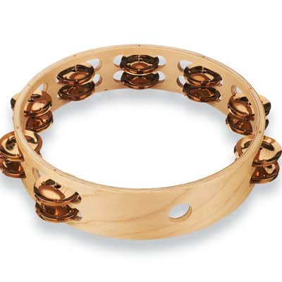 LP Pro 10 Inch Double Row Tambourine - Bronze image 2