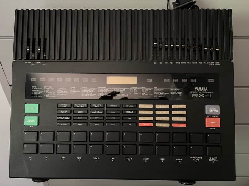 Yamaha RX5 Digital Rhythm Programmer 1986 - Black image 1