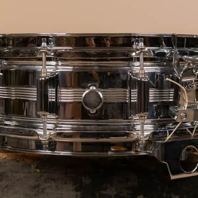 Vintage Rogers 5x14 Big R Dynasonic Snare Drum image 9
