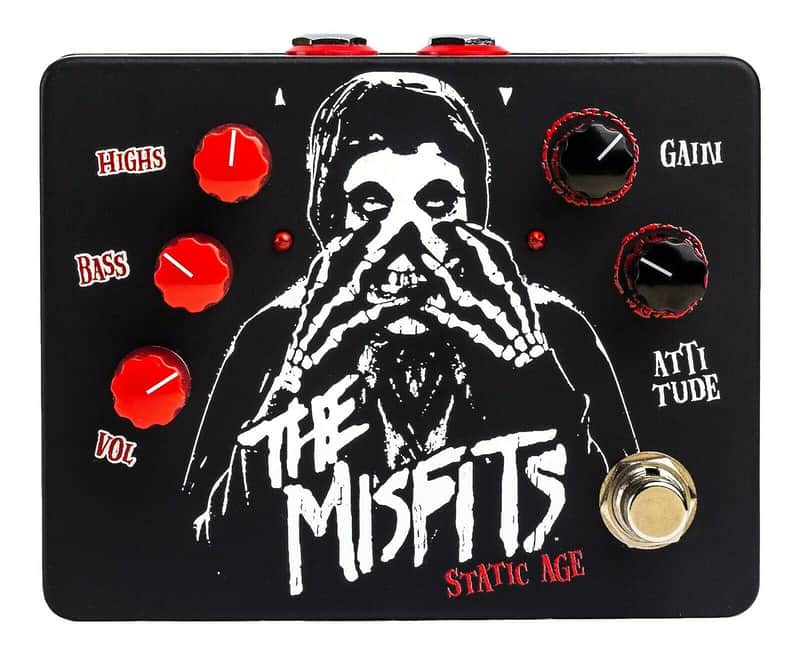 Misfits Static Age Collectible Electric Guitar Pedal (Black Fiend Skull Edition) image 1