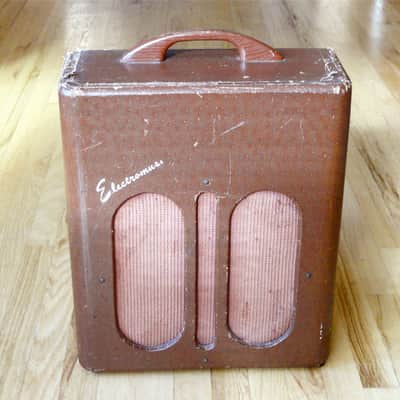 1940s Electromuse A46 Vintage 1x12 Tube Guitar Amplifier Valco Supro 6V6 Deluxe image 2