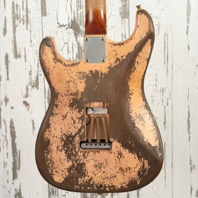 Fender Custom Shop Andy Hicks Master Built 1962 Roasted Stratocaster Ultimate Relic - Shell PInk image 6