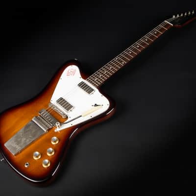 2023 Gibson Custom Shop '65 Non-Reverse Firebird V Reissue with Maestro Vibrola - Vintage Sunburst VOS | USA Mini Humbucker 3.6kg | CoA OHSC image 5