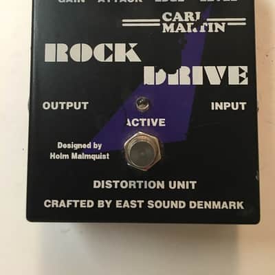 Carl Martin Rock Drive Analog Distortion Unit Overdrive Guitar Effect Pedal image 1