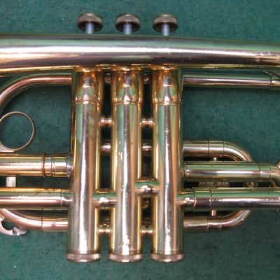 Holton C602RC Cornet 1980's Yamaha Built Monster Bell 5 1/4" - Reconditioned - Case & Yamaha 11C4-7C Mouthpiece image 11