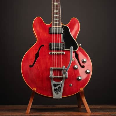 1966 Gibson ES-335TDC Cherry w/ Bigsby image 17