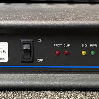 QSC MX1500a Stereo Power Amplifier 1990s - Black image 1