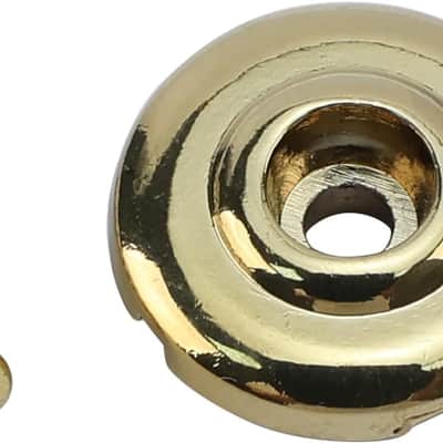 Gold Round Bass Guitar String Retainer Zinc Alloy Slotted String Guides Trees with Mounting Screws Compatible with Precision Style Bass Guitars Replacement Parts image 2