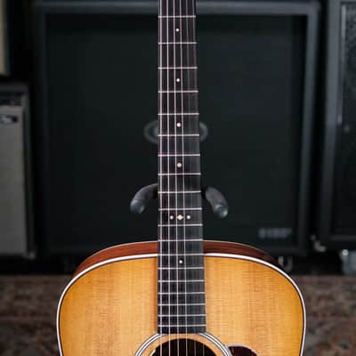 Taylor Trey Hensley Gold Label 510e Special Edition Dreadnought Acoustic / Electric Guitar -  Antique Blonde with Hardshell Case image 4