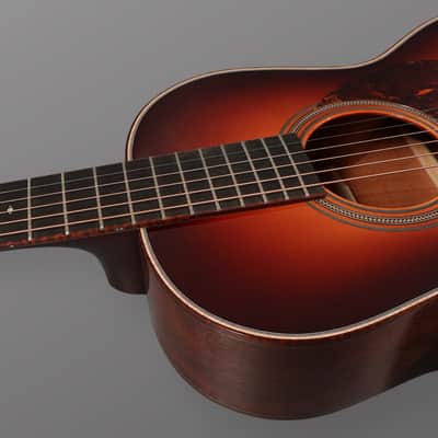 Huss and Dalton 00-SP Custom 2023 - Sunburst. Sinker Mahogany & Red Spruce. Snakewood Binding. NEW (Authorized Dealer) image 4