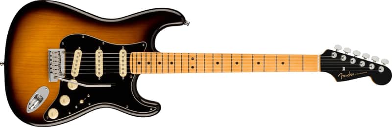 Fender American Ultra Luxe Stratocaster Maple Fingerboard, 2-Color Sunburst w/ Deluxe Hardshell Case image 1