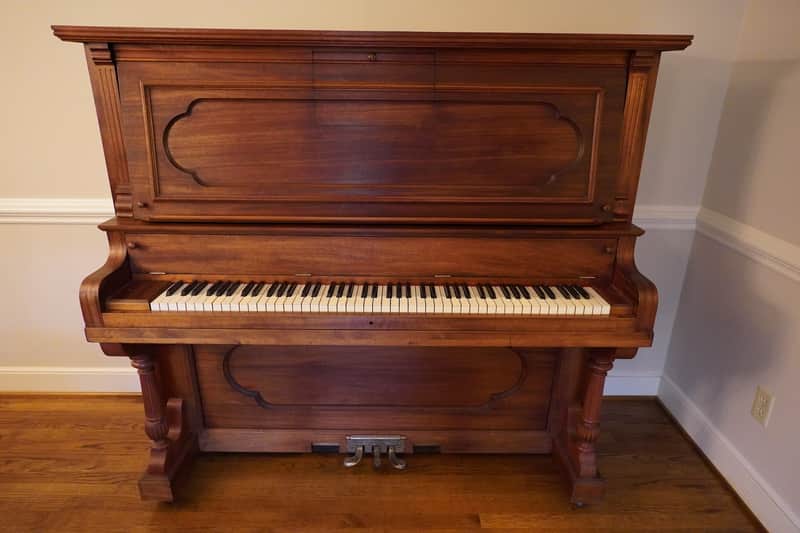 Ellington Upright Grand Player Piano 1903 - Mahogany image 1