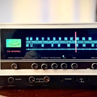 πΆβ¨ Yamaha CR-700 Vintage Receiver w/ Original Wood Case β Recap, Tuner Tested, LED Dial, Serviced/Cleaned (120V) image 2