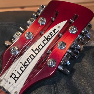 1996 Rickenbacker 620/12 Fireglo 12-String Solid Body Electric Guitar with OHSC image 7