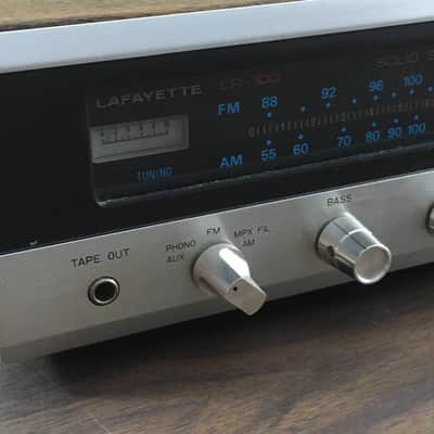 Vintage Lafayette LR-100 Receiver Stereo Amplifier Japan Amp Audio Equipment Rare 1969 image 3