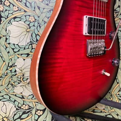 Paul Reed Smith CE-24 Satin Nitro Scarlet Sunburst 2017 image 7
