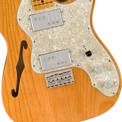 Fender American Vintage II 1972 Telecaster Electric Guitar Thinline Maple Fingerboard, Aged Natural image 12