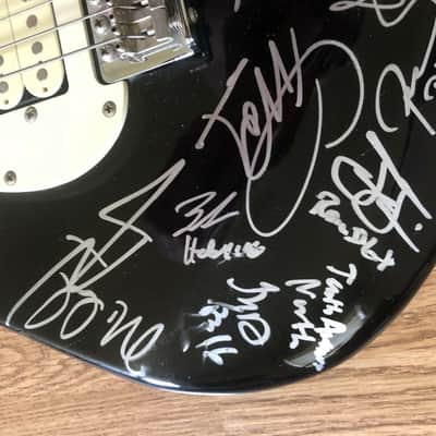 Yamaha EG112 Electric Guitar - Signed by many Creation 2015 Artists! image 3