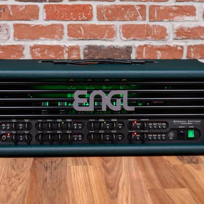 Engl Custom Shop Special Edition Founders Edition E670FE 5-Channel 100-watt all Tube Head with 6L6 Tubes Green Bronco image 2