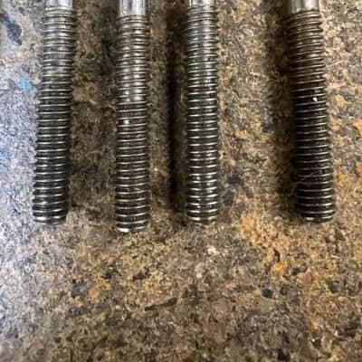 Slingerland 4-1/2" Chrome Tension Rods 8pk Vintage 1970's image 3