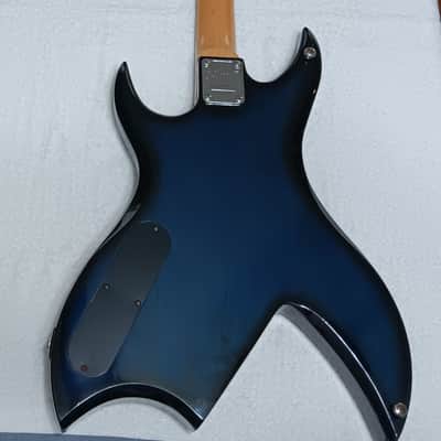 BC Rich  Bich Platinum Series Electric Guitar  - Transparent Blue image 5