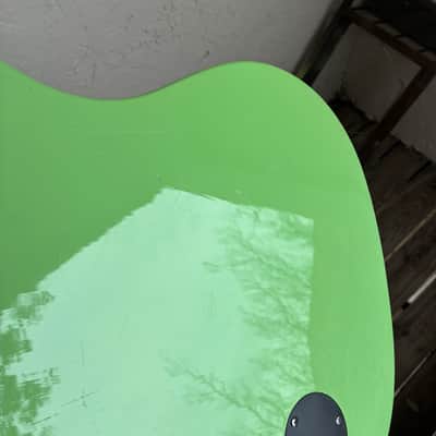 First Act ME 219 short scale electric Guitar upgraded - Neon green image 7