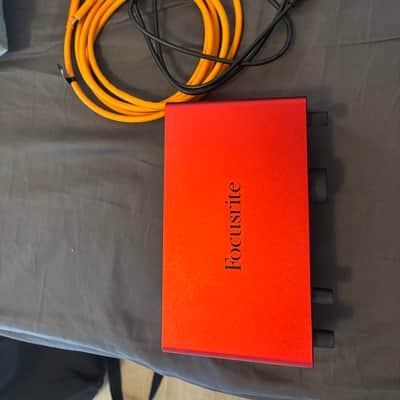 Focusrite Scarlett 2i2 4th Gen USB Audio Interface 2023 - Present - Red image 1
