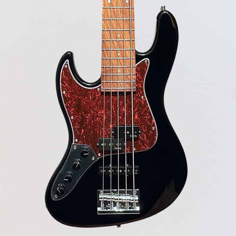 Sadowsky MetroExpress 21 Fret Hybrid PJ 5 String Morado Board Lefthand Electric Bass Guitar - Black image 1